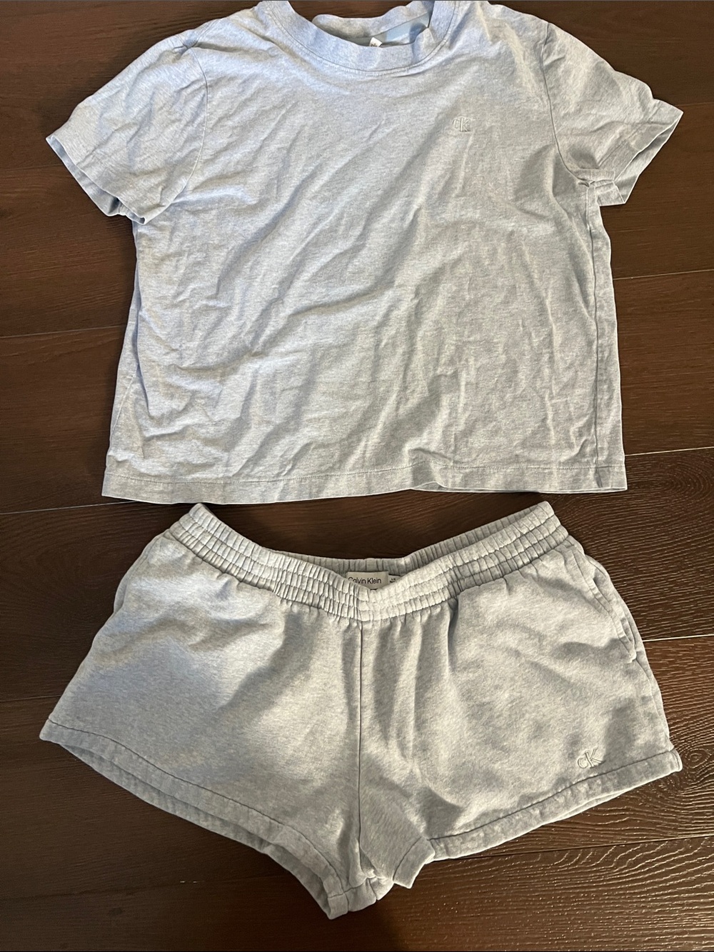 Calvin Klein Light blue Gray Athletic Lounge Set